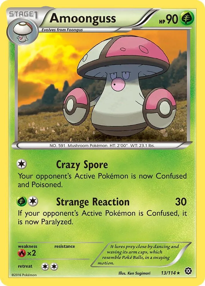 Amoonguss card front
