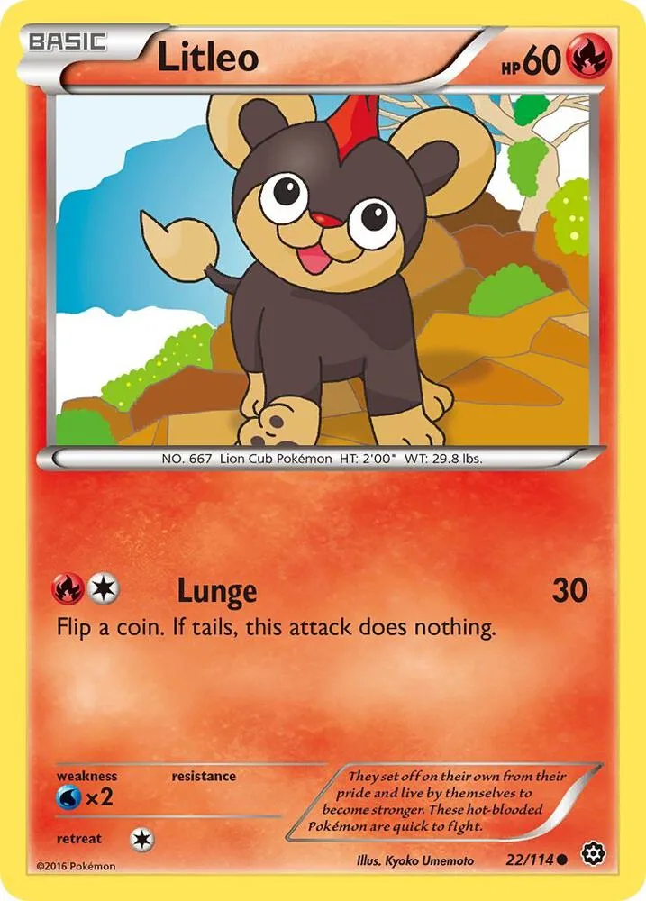 Litleo card front