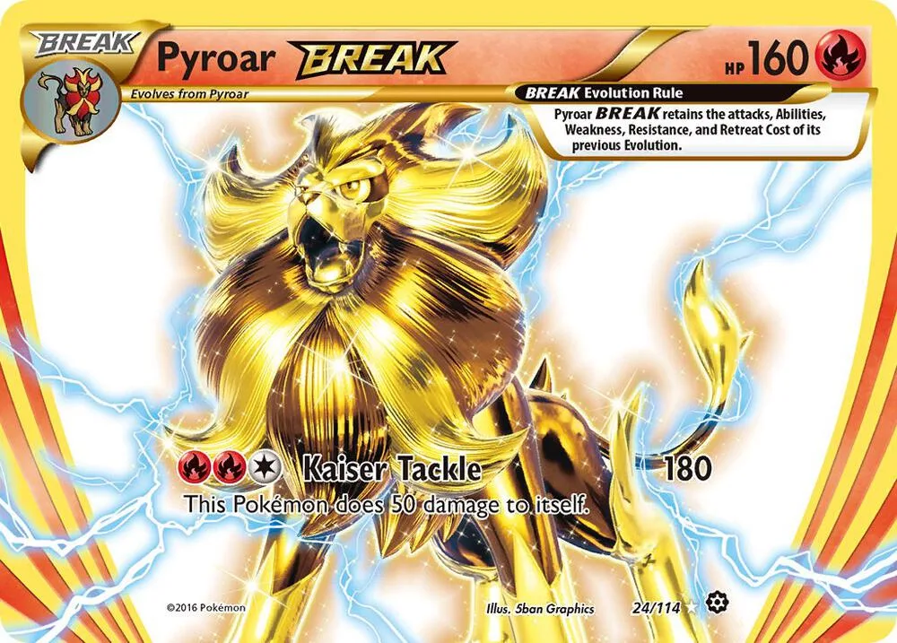 Pyroar BREAK card front