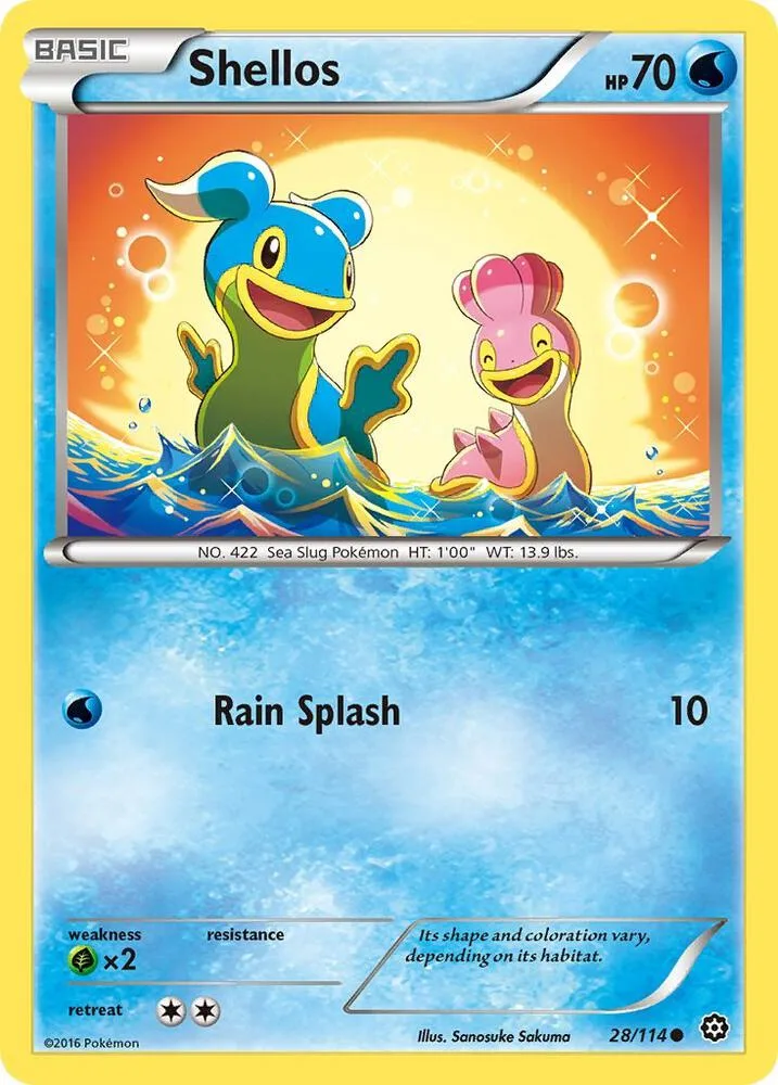 Shellos card front
