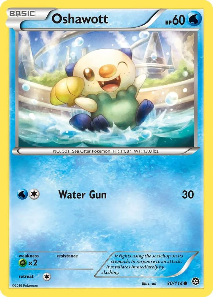 Oshawott card front