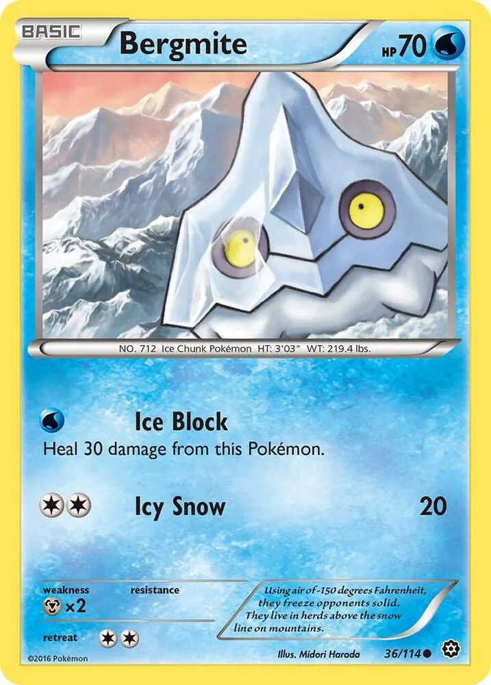 Bergmite card front