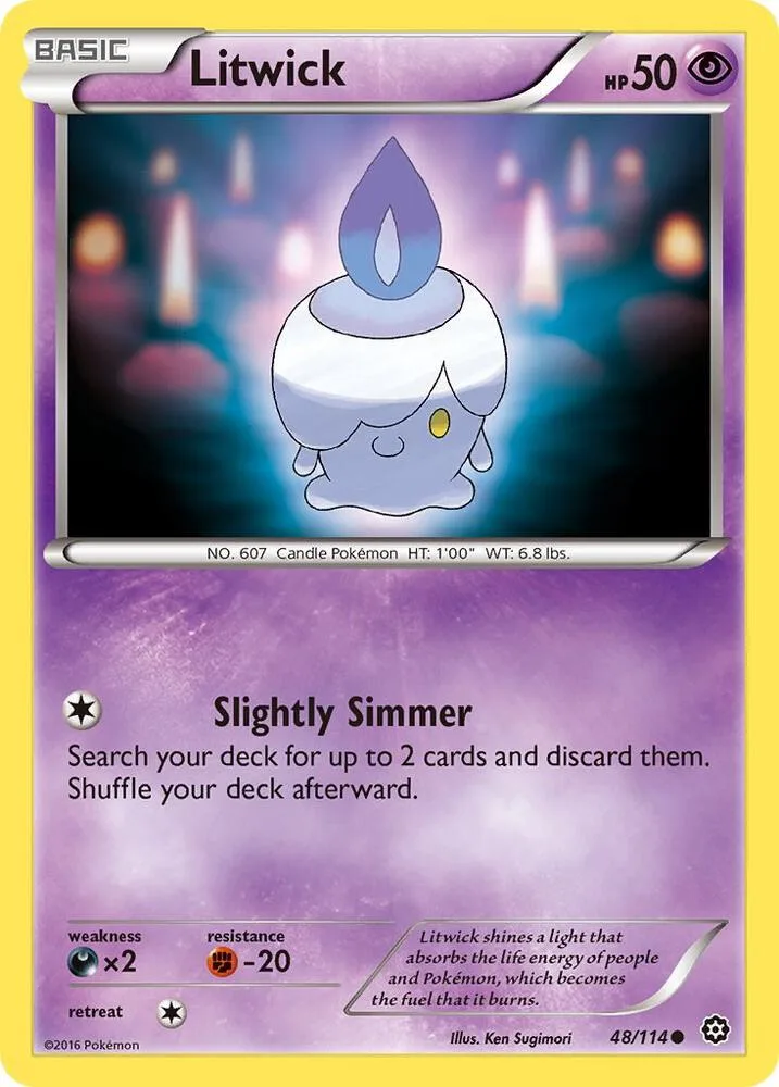 Litwick card front