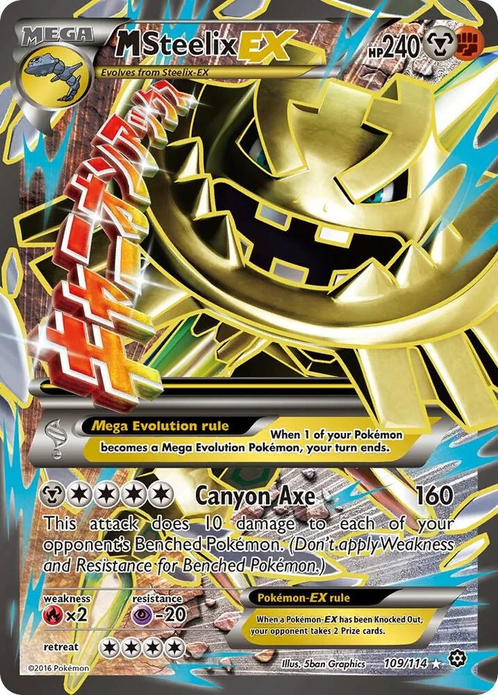 M Steelix EX (Full Art) Holofoil card