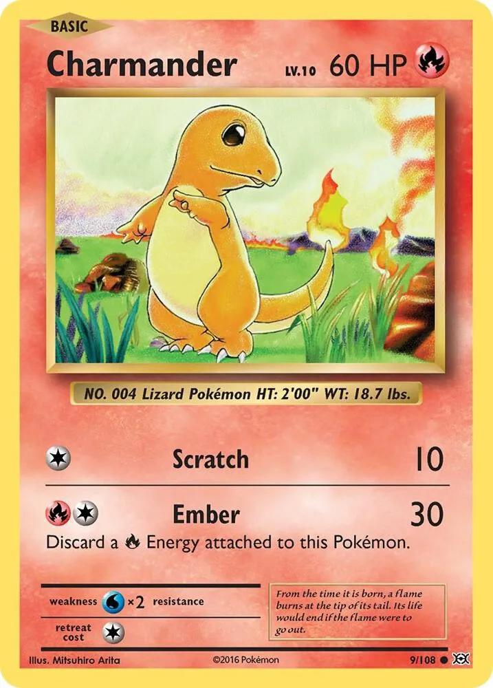 Charmander card front