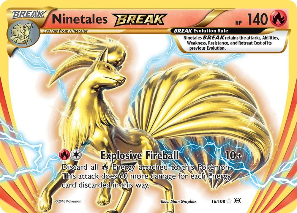 Ninetales BREAK card front