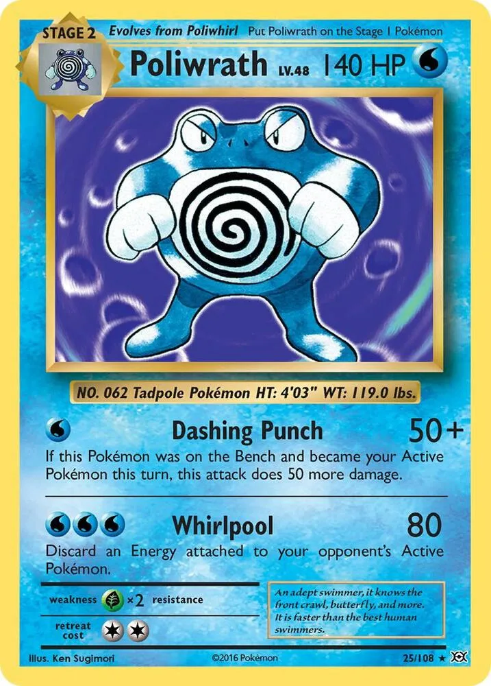 Poliwrath card front