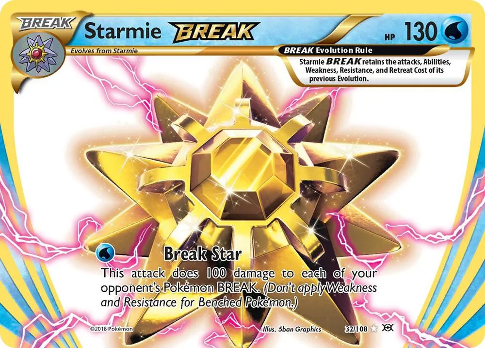 Starmie BREAK card front
