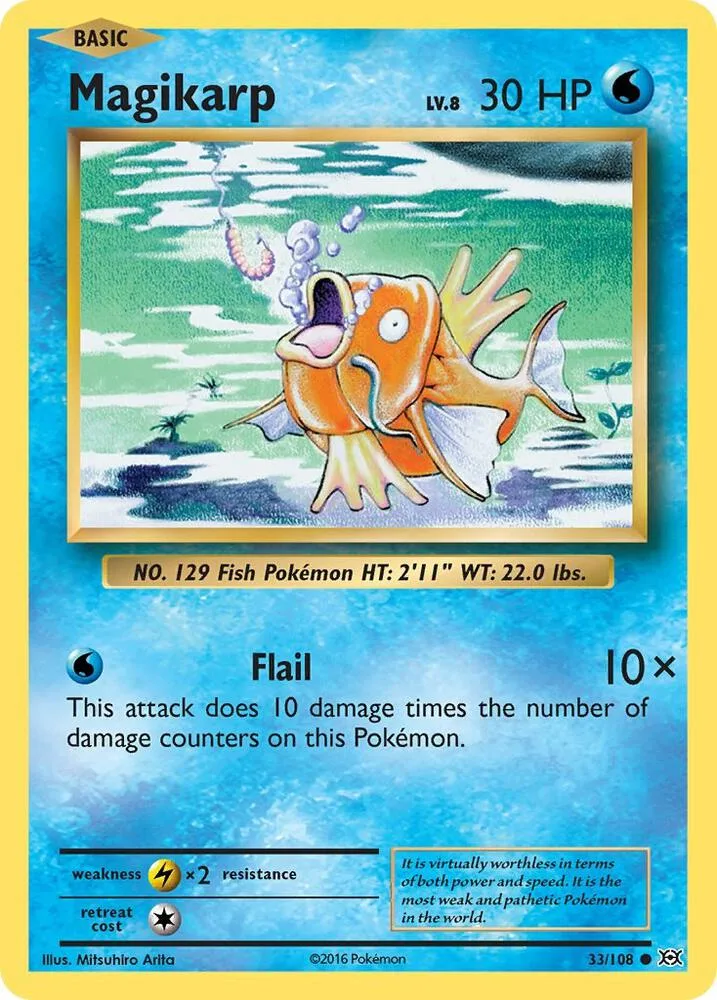 Magikarp card front