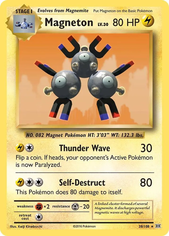 Magneton card front