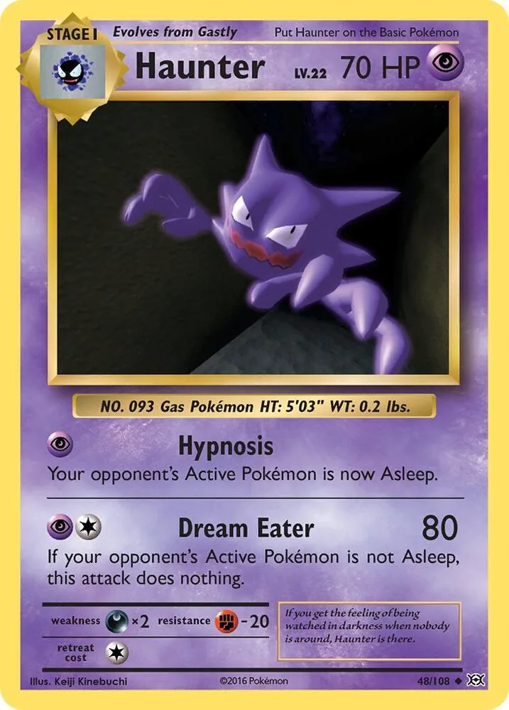 Haunter card front