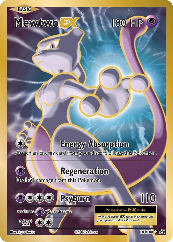 Mewtwo EX (Full Art) Holofoil card