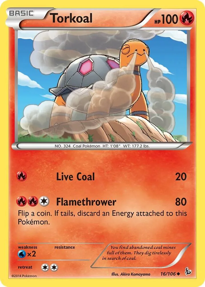 Torkoal card front