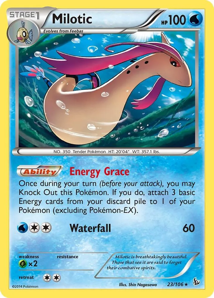Milotic card front