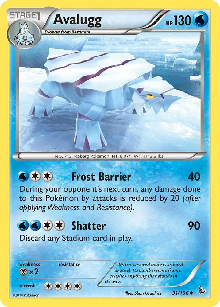 Avalugg card front