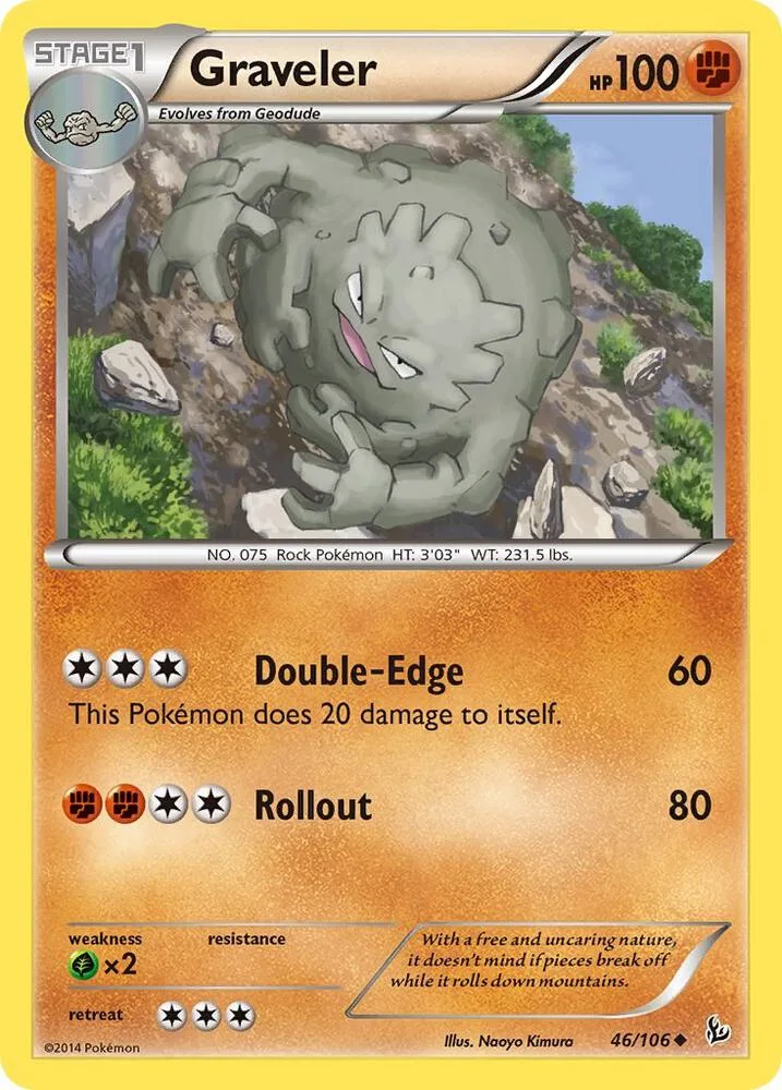 Graveler card front