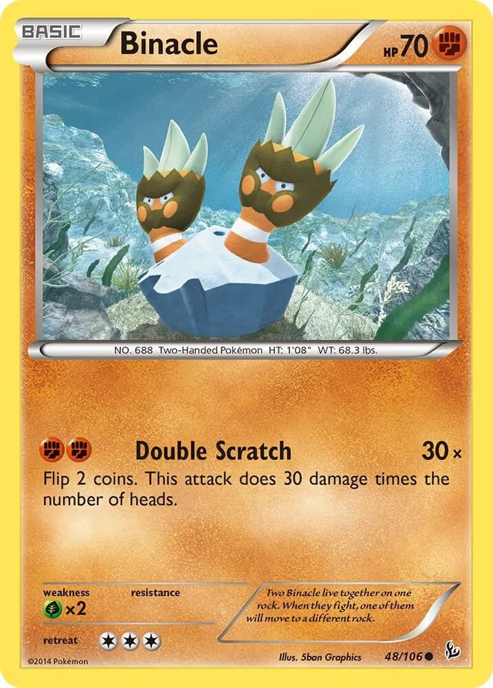 Binacle card front