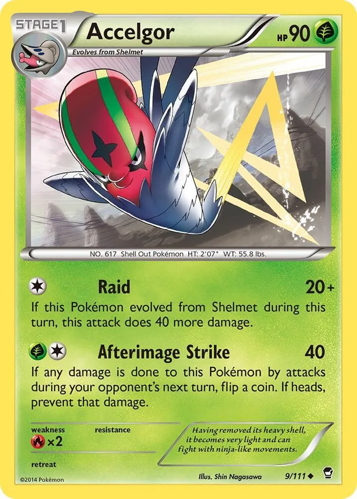Accelgor card front