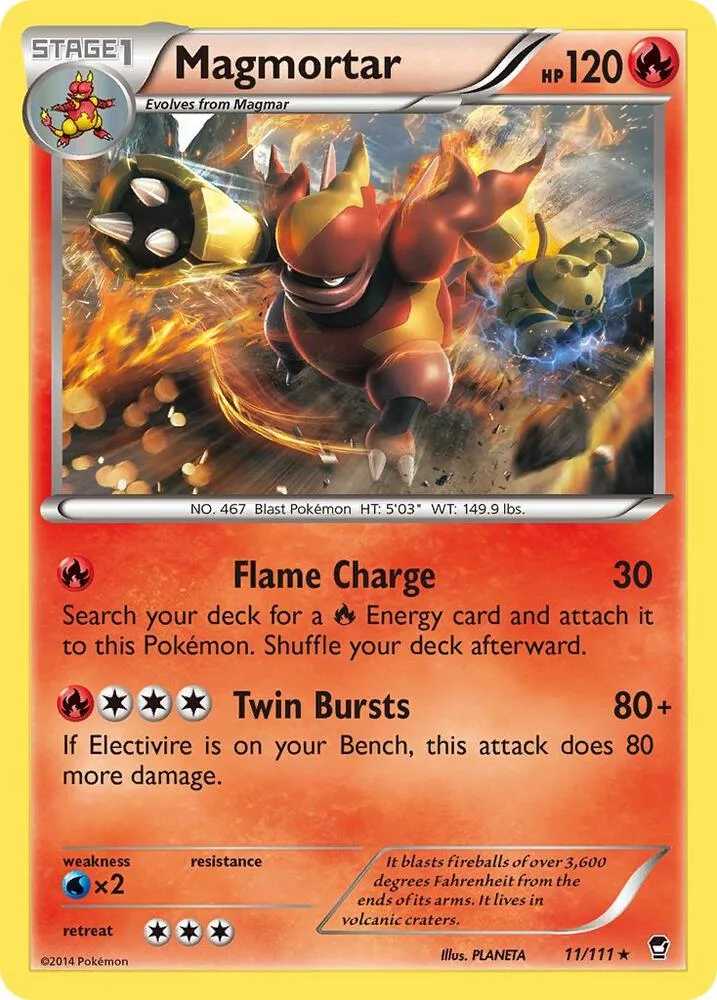 Magmortar card front