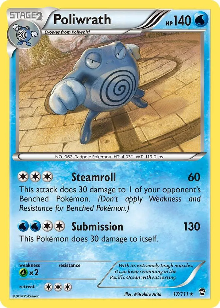 Poliwrath card front