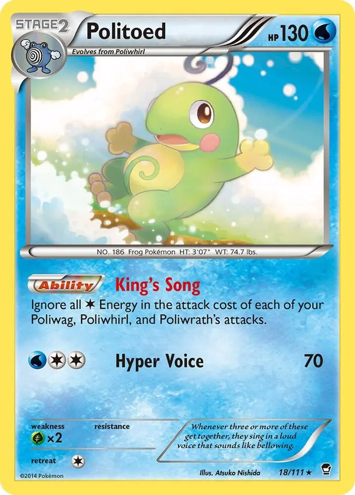 Politoed card front