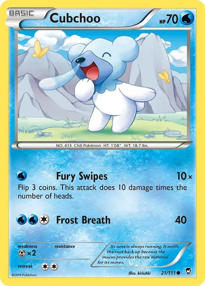 Cubchoo card front