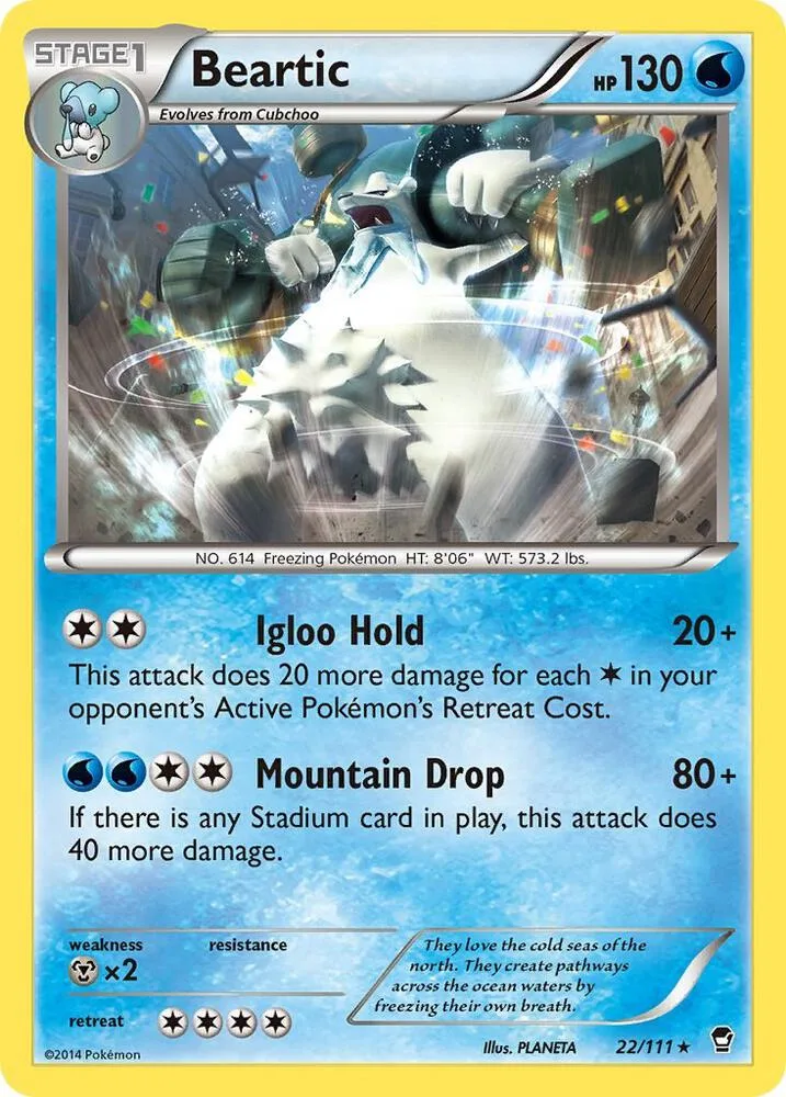Beartic card front