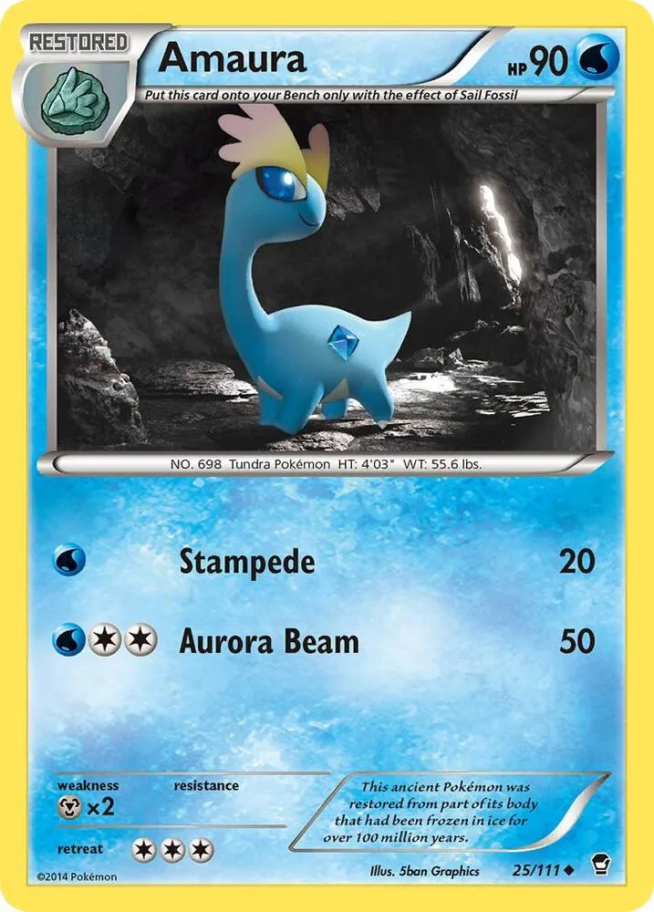 Amaura card front
