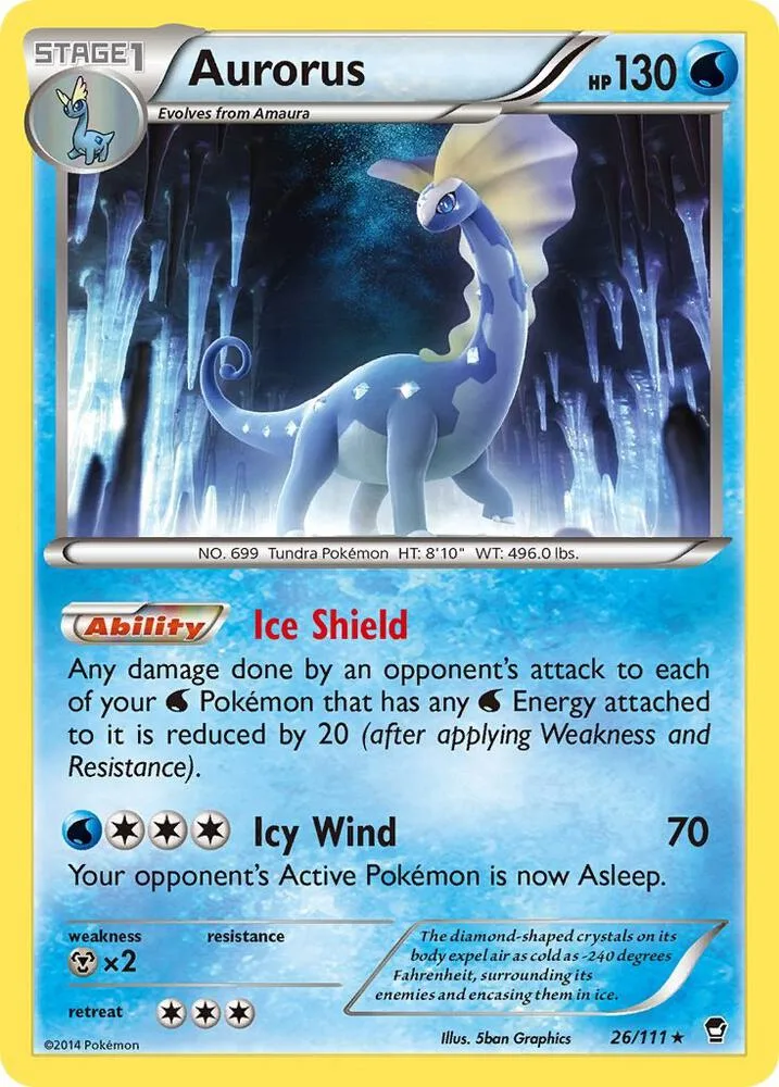 Aurorus card front