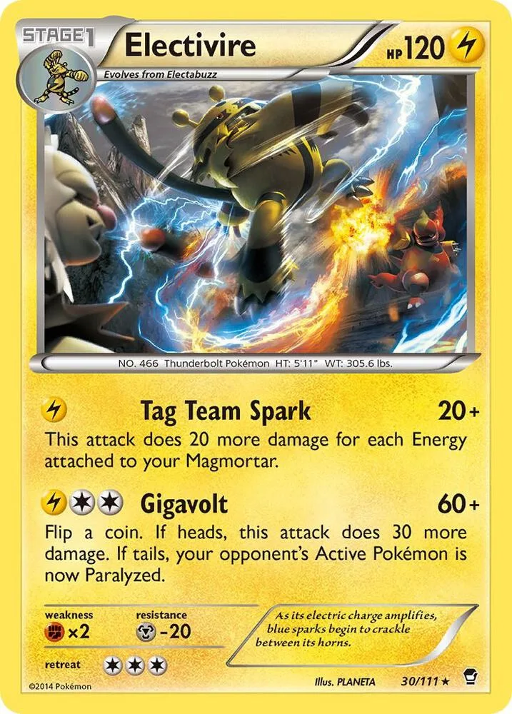 Electivire card front