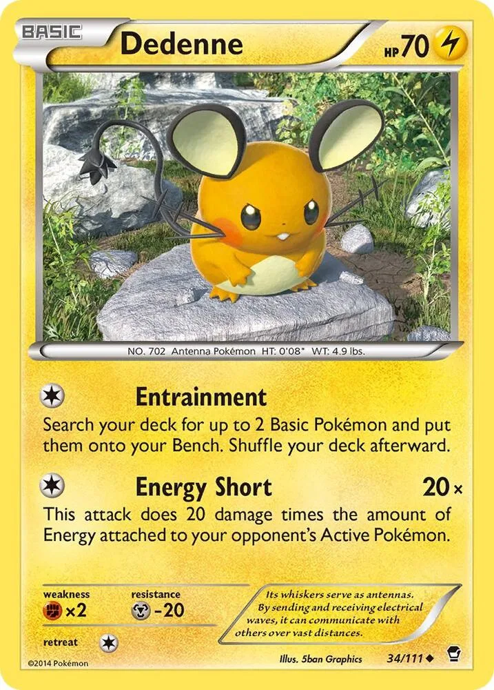 Dedenne card front