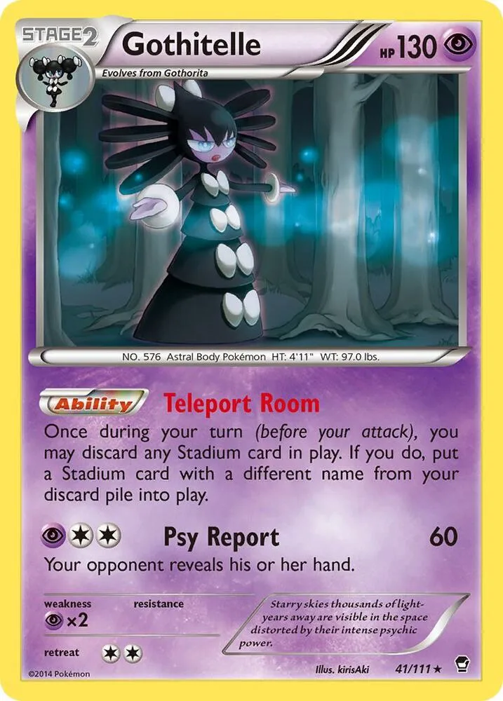 Gothitelle card front