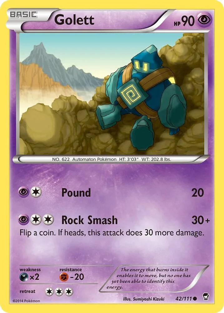 Golett card front