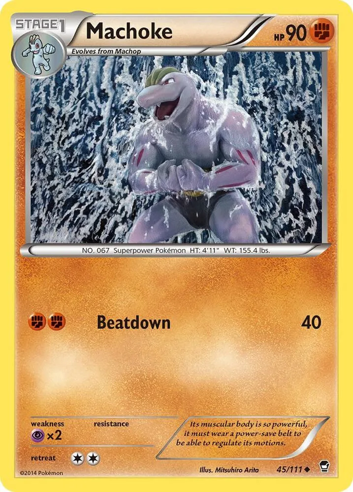 Machoke card front