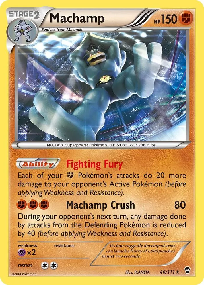 Machamp card front