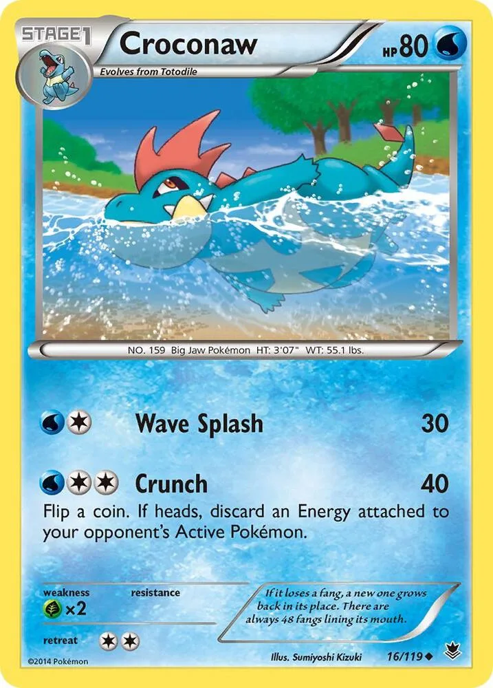 Croconaw card front