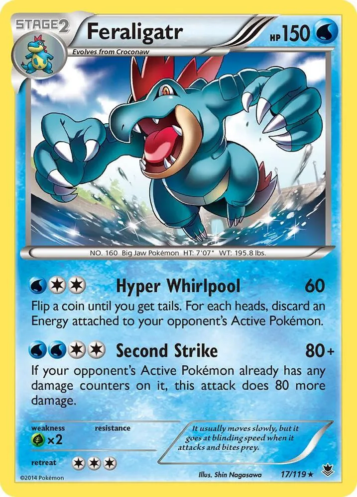 Feraligatr card front