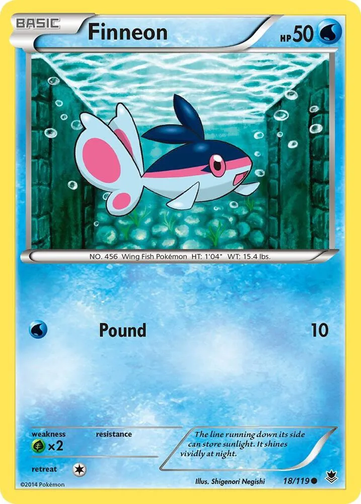 Finneon card front