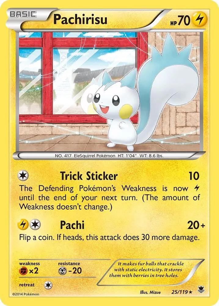 Pachirisu card front