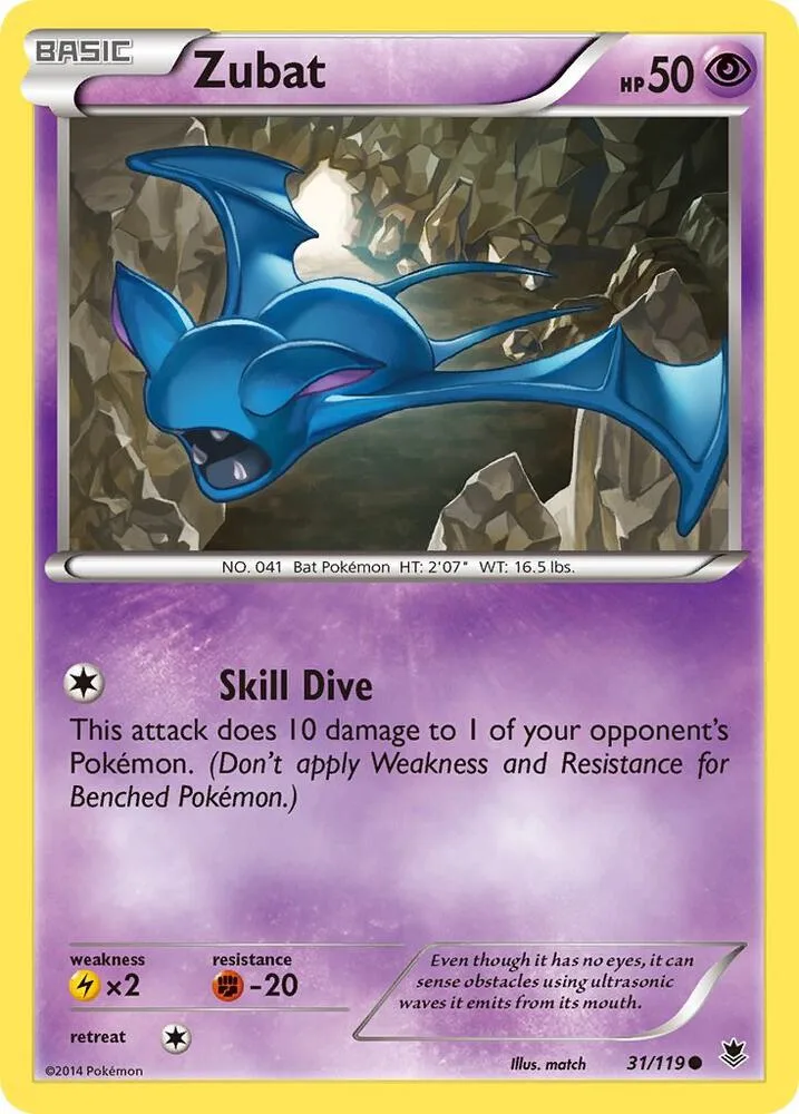 Zubat card front
