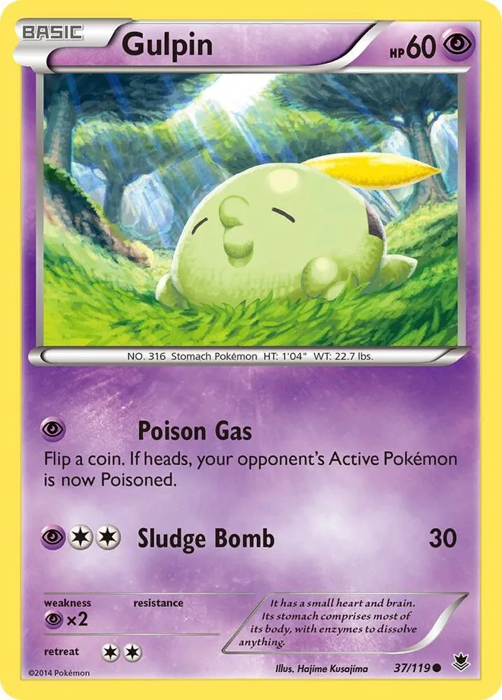 Gulpin card front