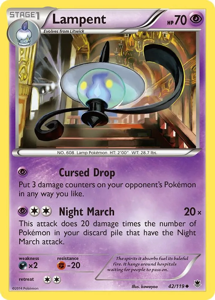 Lampent card front