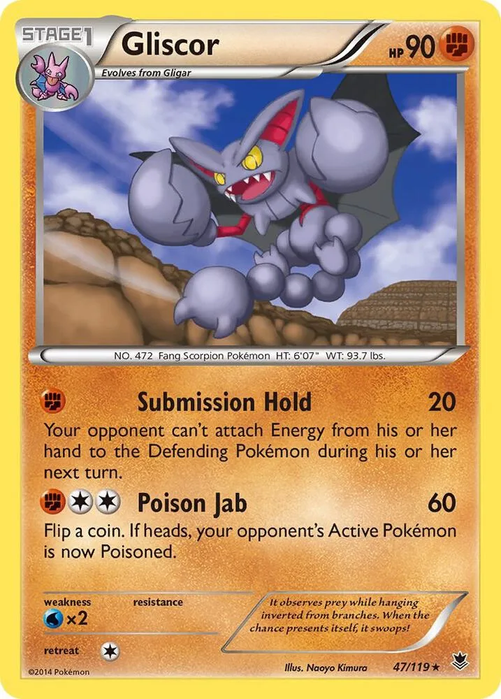 Gliscor card front