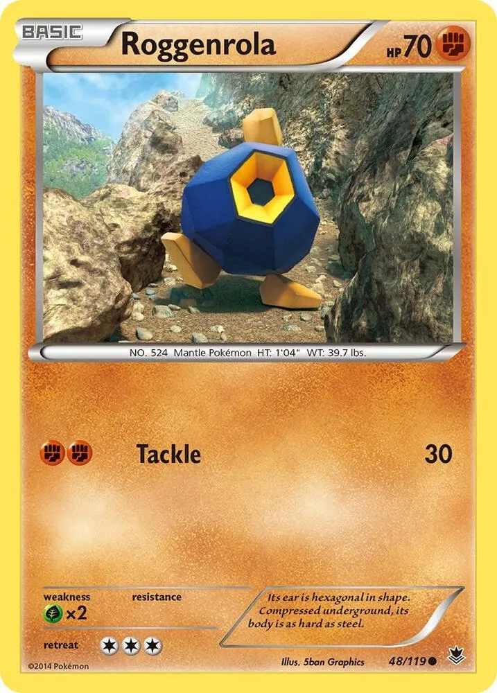 Roggenrola card front
