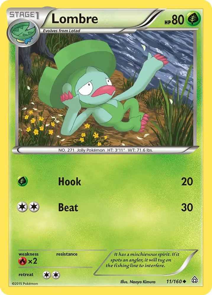 Lombre card front