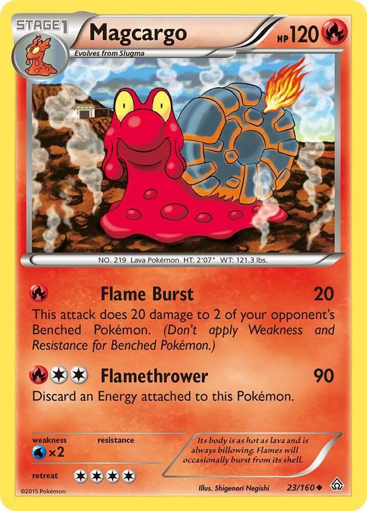 Magcargo card front