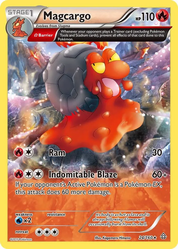 Magcargo (Omega) card front