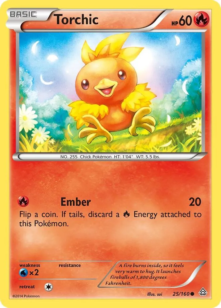 Torchic card front