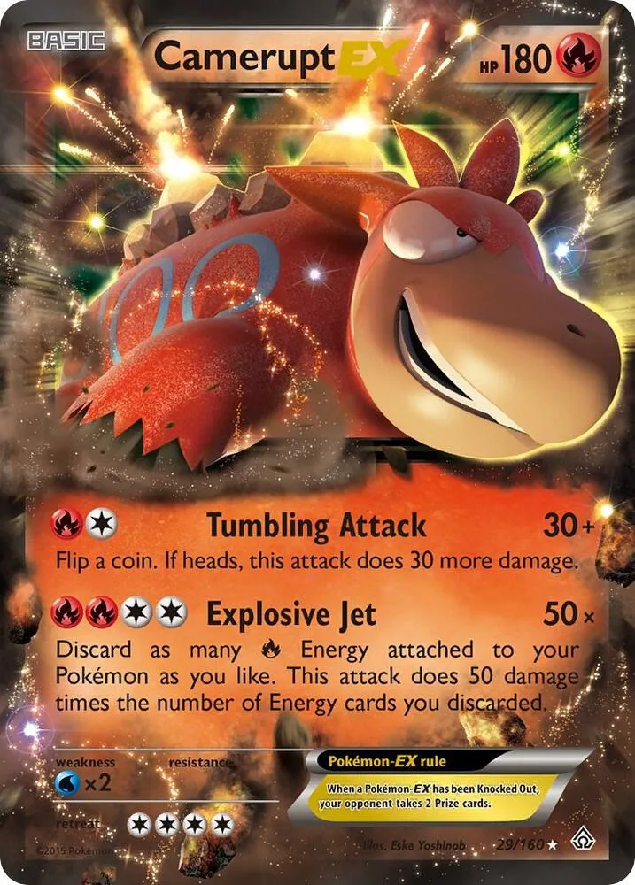 Camerupt EX card front