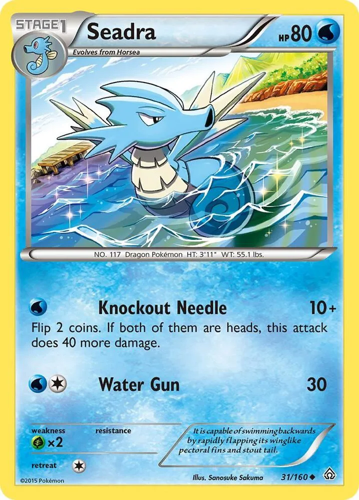 Seadra card front